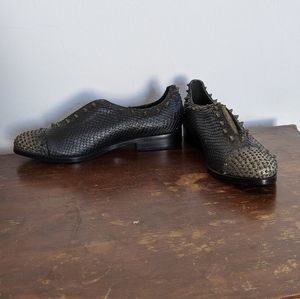 New studded flats Oxford - punk